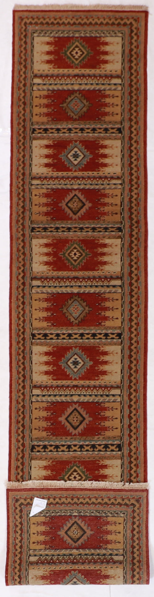 Runner - Heriz Fine All Over Rectangle - Hand Knotted Rug