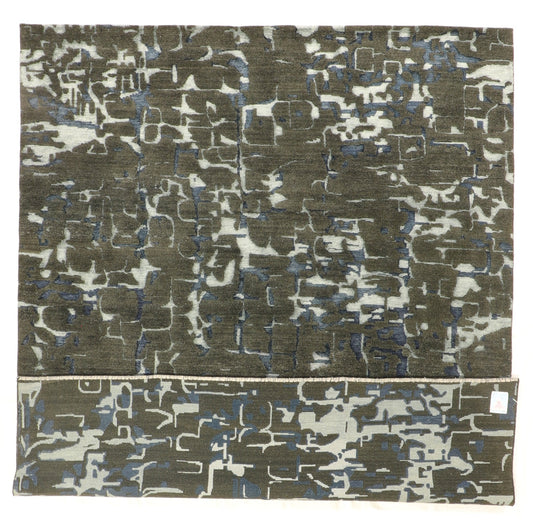 8x10 - Modern Wool All Over Rectangle - Hand Knotted Rug — 62242