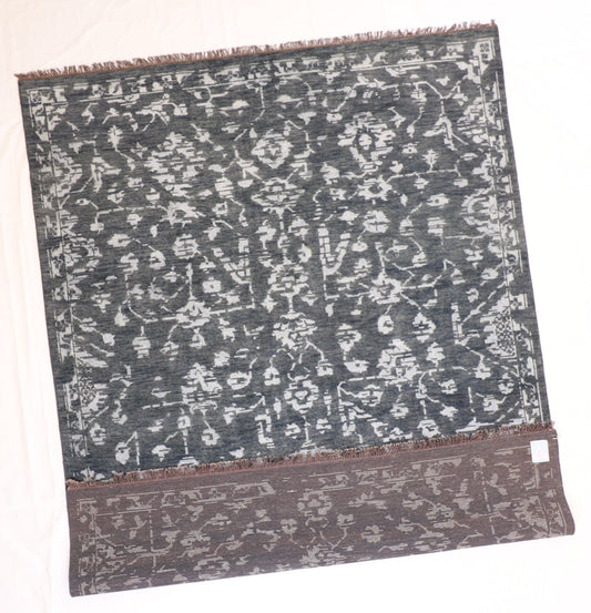 10x14 - Transitional Wool All Over Rectangle - Hand Knotted Rug