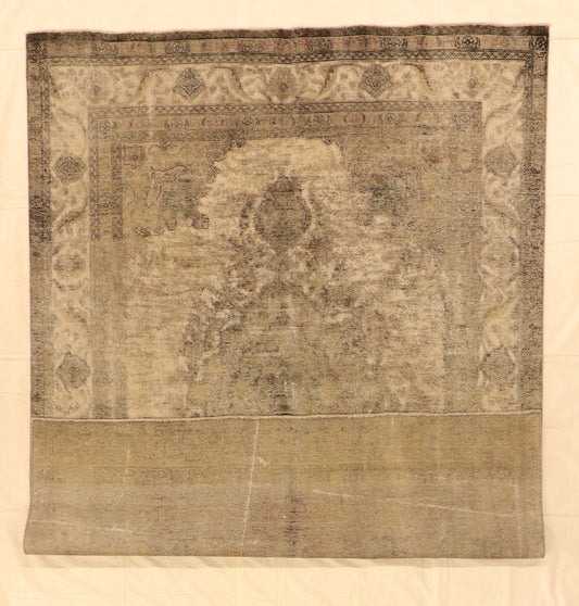 8x10 - Vintage Fine/Wool Medallion Rectangle - Hand Knotted Rug — 62313