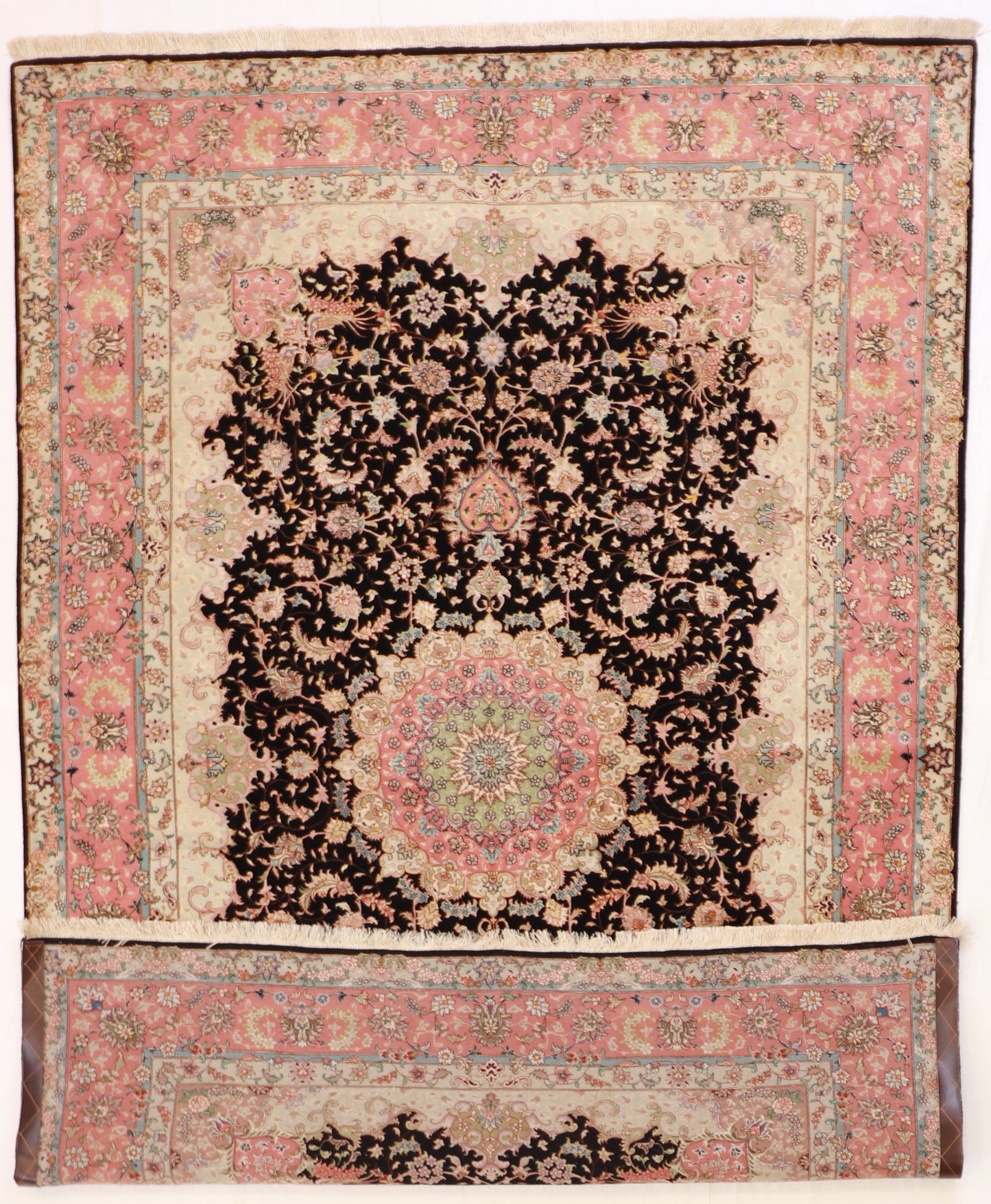 5 x 7 - Tabriz Antique Floral Rectangle - Hand Knotted Rug — 62500