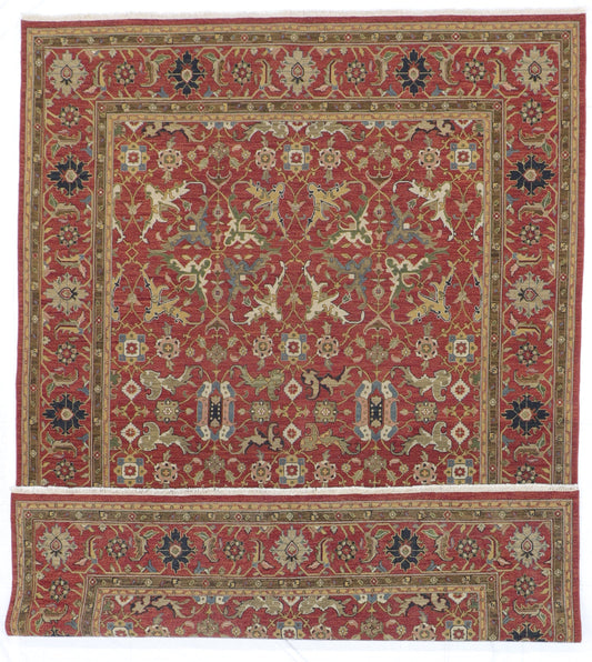 9x12 - Heriz Wool All Over Rectangle - Hand Knotted Rug