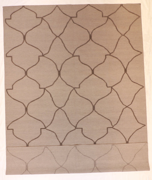 10x14 - Modern Fine All Over Rectangle - Hand Knotted Rug