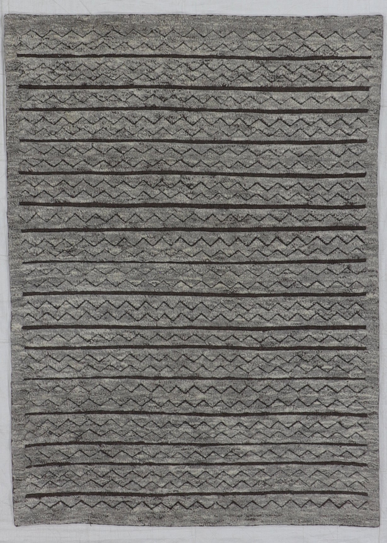 5x7 - Moroccan Fine/Wool All Over Rectangle - Hand Knotted Rug