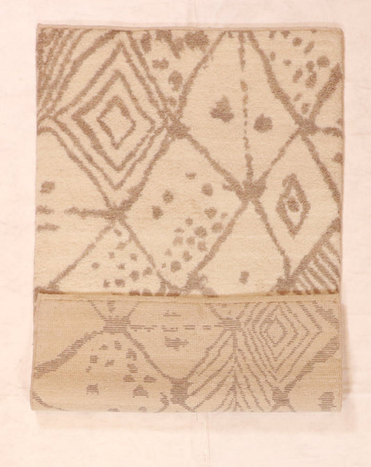 3x5 - Moroccan Fine/Wool All Over Rectangle - Hand Knotted Rug