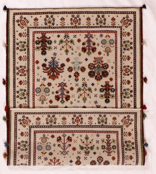 3x5 - Lori Fine/Wool All Over Rectangle - Hand Knotted Rug — 63007