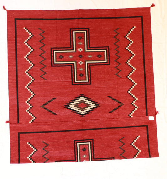 9x12 - Kilim Fine/Wool Geometric Rectangle - Hand Knotted Rug