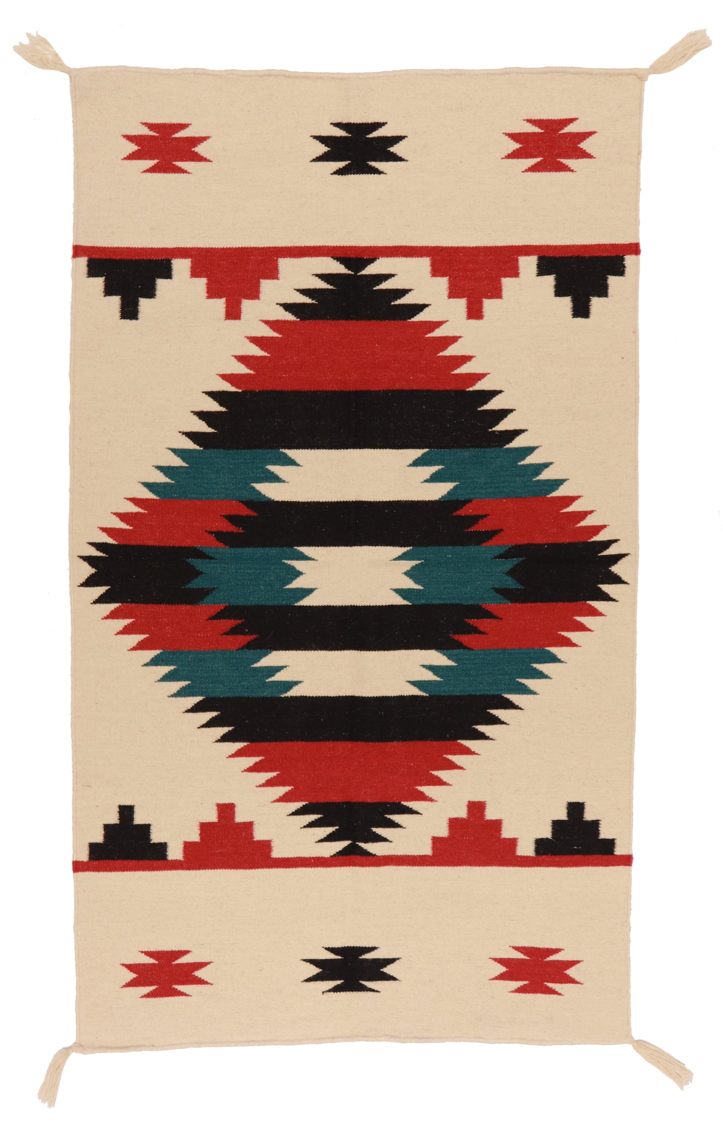 3x5 - Navajo Fine Wool All Over Rectangle - Hand Knotted Rug