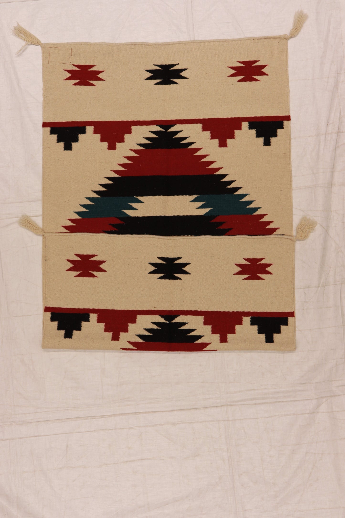 3x5 - Navajo Fine Wool All Over Rectangle - Hand Knotted Rug