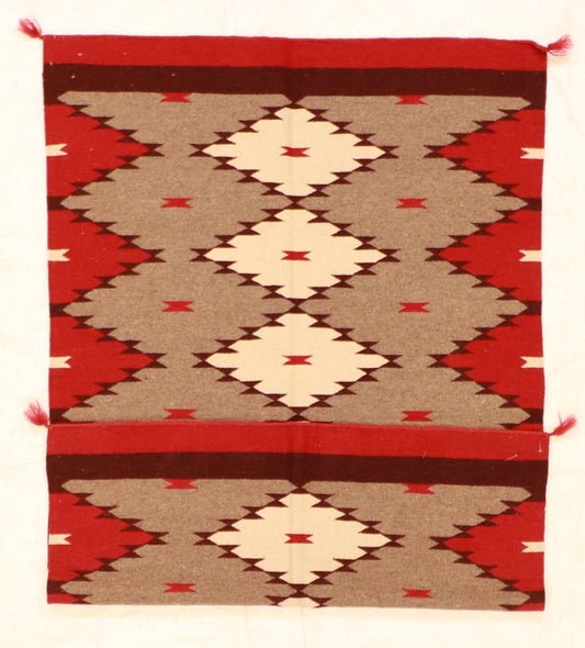 4x6 - Navajo Fine/Wool Geometric Rectangle - Hand Knotted Rug