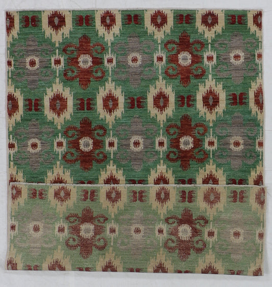 5x7 - Modern Fine All Over Rectangle - Hand Knotted Rug — 63268