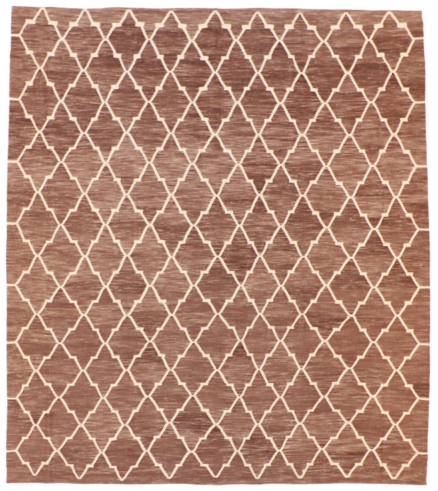 8x10 - Kilim Fine/Wool Geometric Rectangle - Hand Knotted Rug