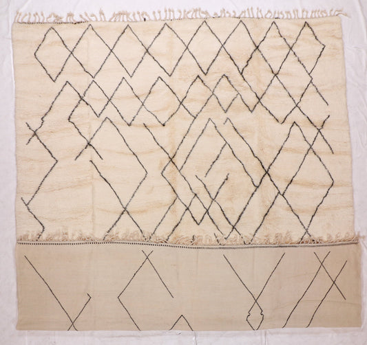 11x13 - Moroccan Fine/Wool All Over Rectangle - Hand Knotted Rug