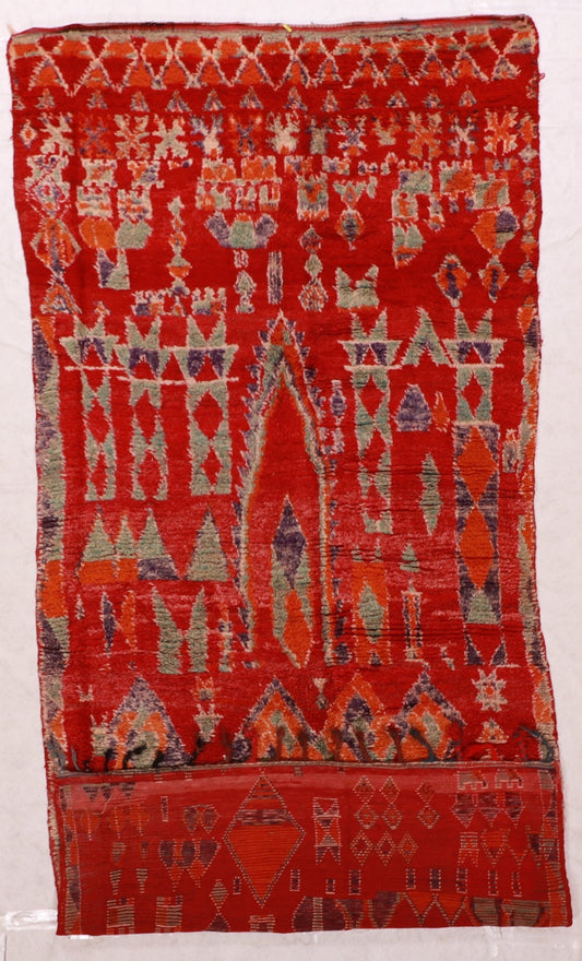 6x12 - Moroccan Fine/Wool All Over Rectangle - Hand Knotted Rug