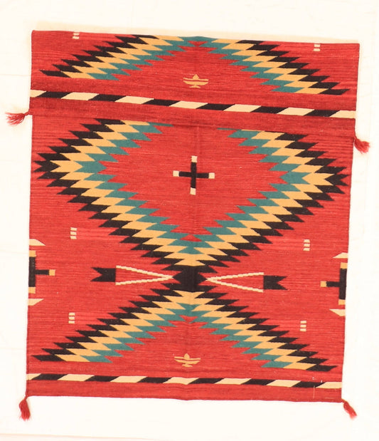 4x6 - Kilim Fine/Wool All Over Rectangle - Hand Knotted Rug