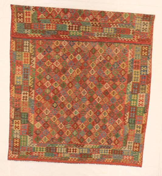 9x12 - Kilim Fine/Wool All Over Rectangle - Hand Knotted Rug