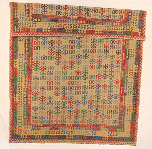 10x13 - Kilim Fine/Wool All Over Rectangle - Hand Knotted Rug