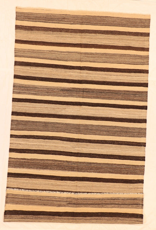 6x9 - Kilim Fine/Wool All Over Rectangle - Hand Knotted Rug