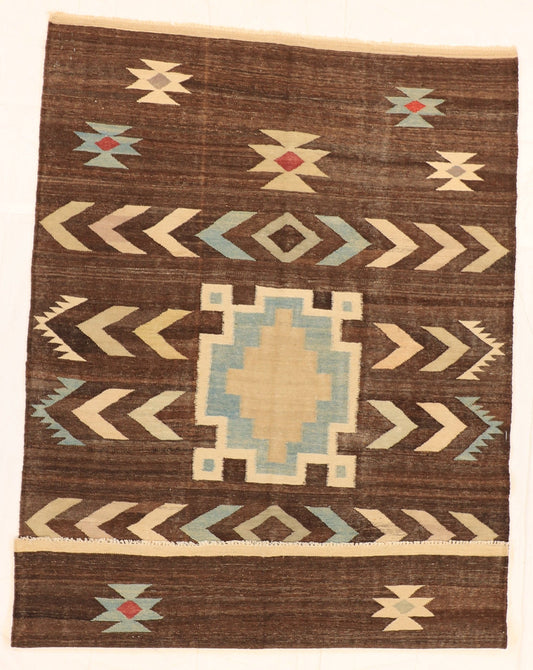 6x9 - Modern Wool All Over Rectangle - Hand Knotted Rug