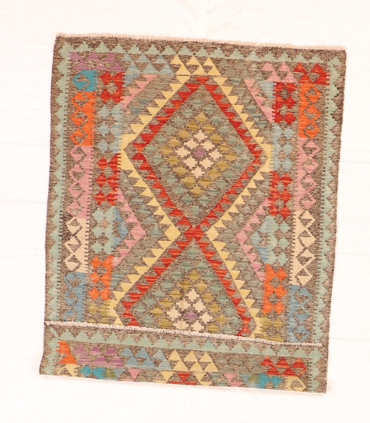 4x6 - Kilim Fine/Wool All Over Rectangle - Hand Knotted Rug