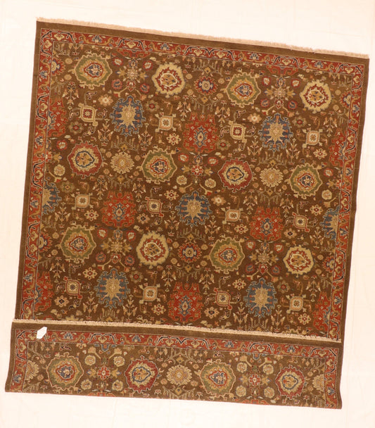 9x12 - Tabriz Wool/Sumak All Over Rectangle - Hand Knotted Rug