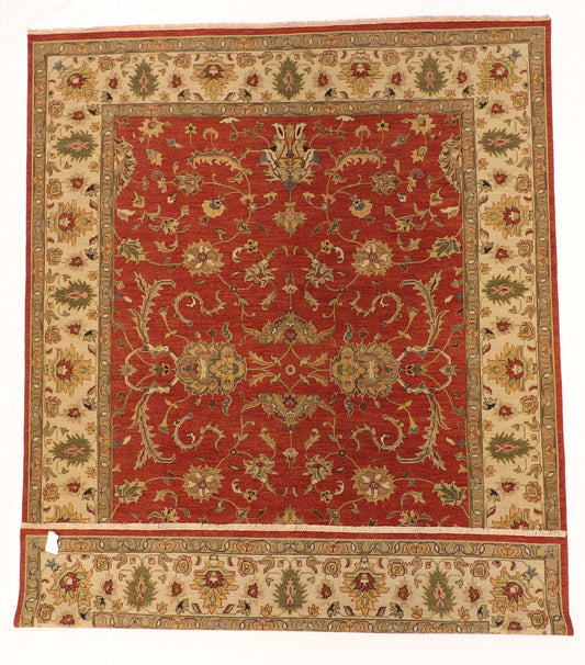 9x12 - Tabriz Fine/Wool Kilim Rectangle - Hand Knotted Rug — 63869