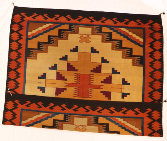 Square - Zapotec Fine/Wool Medallion Rectangle - Hand Knotted Rug