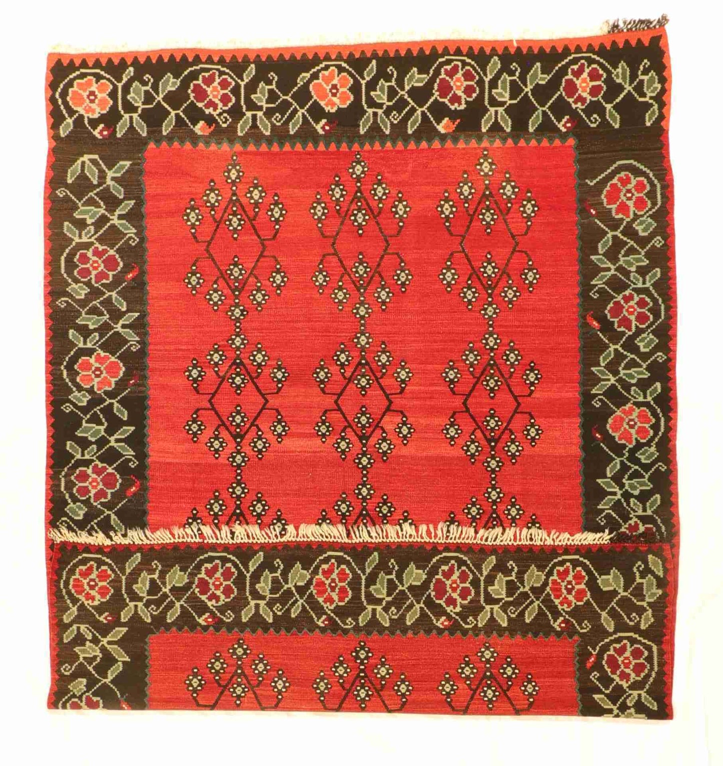 W 7.6 L 9.10 Besarabian 100% Wool Handmade All Over Design - 64708