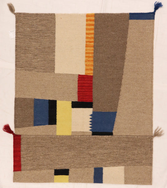 3x5 - Navajo Fine Wool All Over Rectangle - Hand Knotted Rug