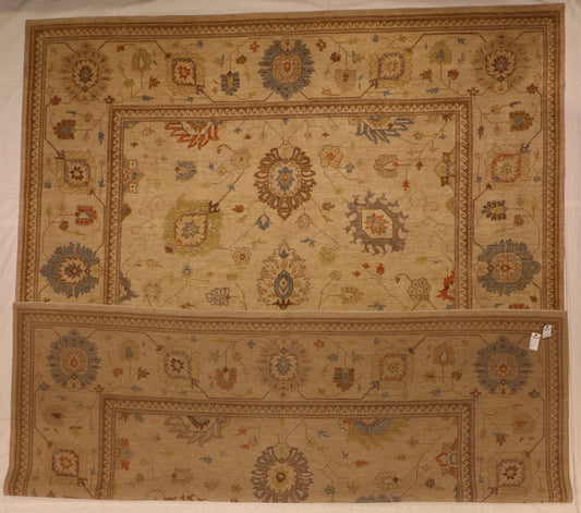 12 x 15 - Oushak Fine All Over Rectangle - Hand Knotted Rug — 65075