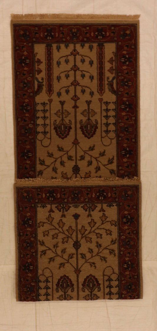 Runner - Tree of Life Fine/Wool All Over Rectangle - Hand Knotted Rug