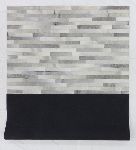 6x9 - Cowhide Leather All Over Rectangle — 65096