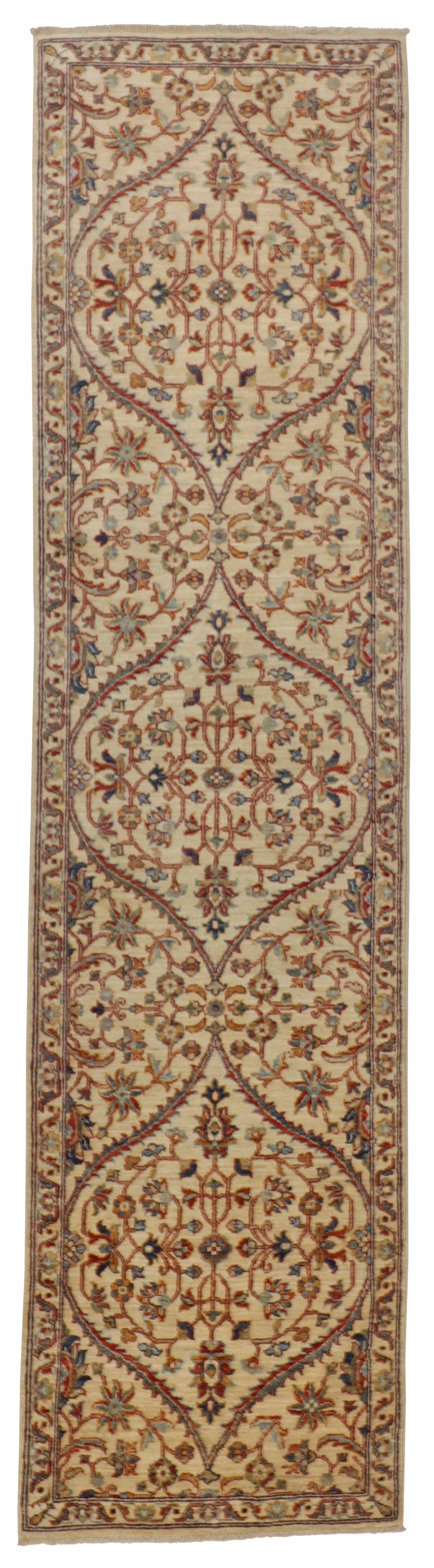 Runner - Mahal Fine All Over Rectangle - Hand Knotted Rug