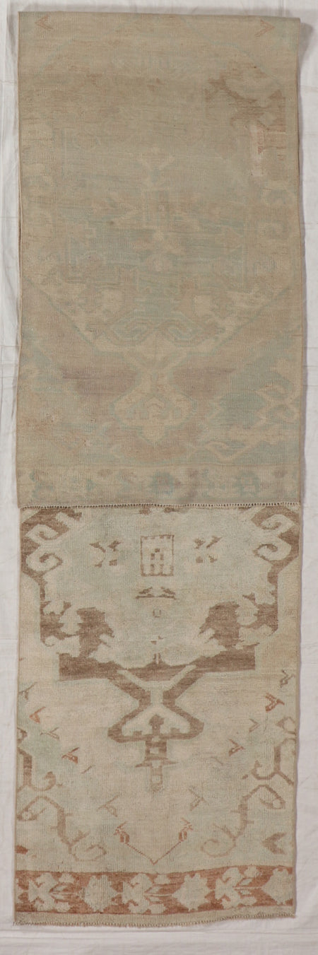 Runner - Oushak Fine All Over Rectangle - Hand Knotted Rug