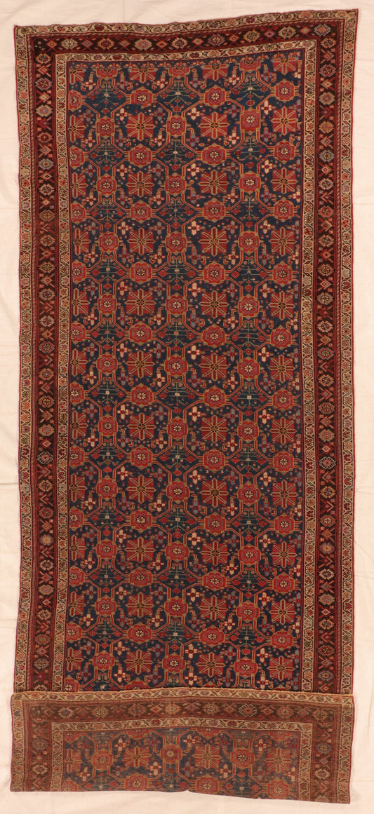 6 x 14 - Bijar Antique/Wool All Over Rectangle - Hand Knotted Rug — 66112