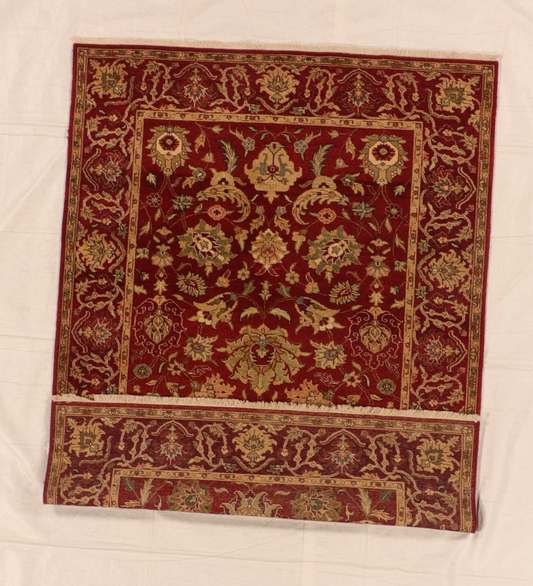 5x7 - Kashan Fine All Over Rectangle - Hand Knotted Rug+