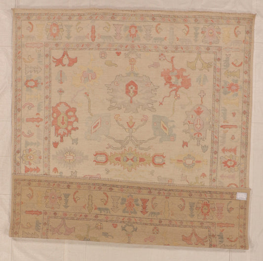 8x10 - Oushak Fine All Over Rectangle - Hand Knotted Rug