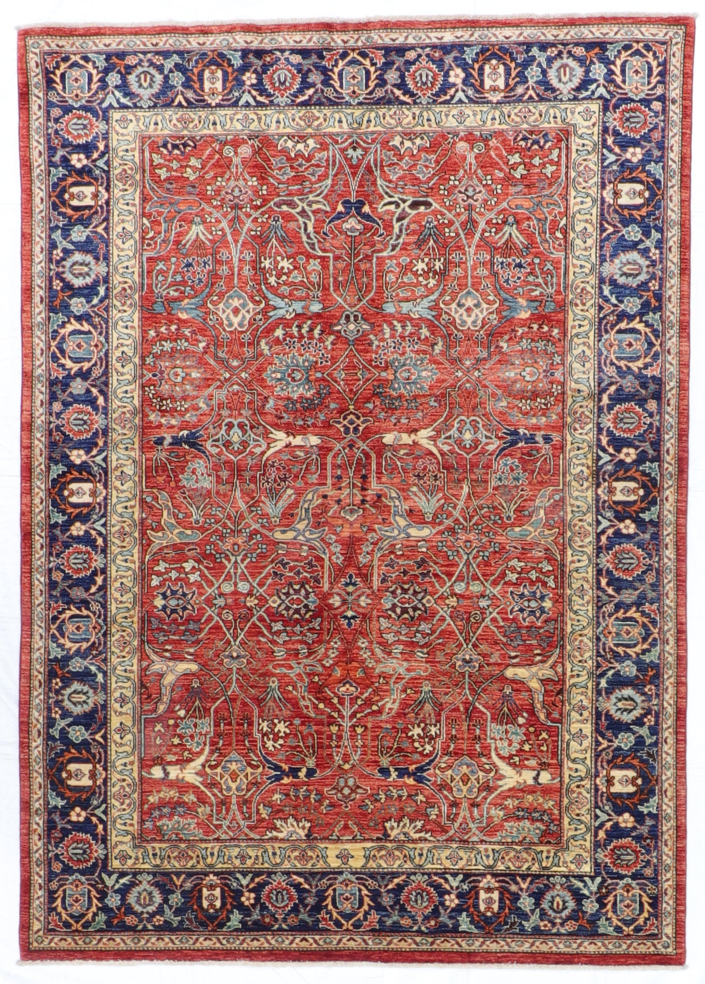 W 6 L 8.4 Bijar 100% Wool Handmade All Over Design - 66266