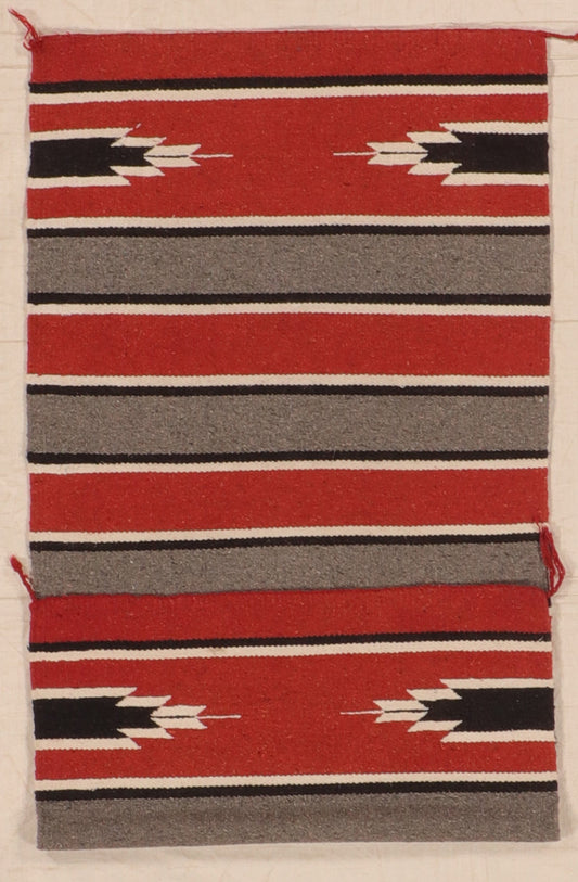 3x5 - Navajo Fine Wool Geometric Rectangle - Hand Knotted Rug