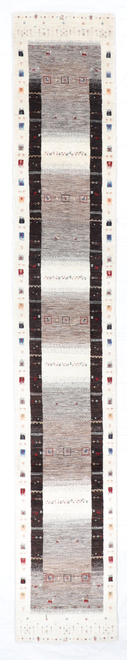 2.7 x 16.6 - Atash Fine/Wool All Over Rectangle - Hand Knotted Rug — 66400