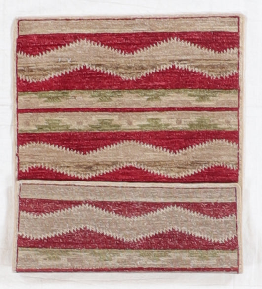 1.11 x 3.1 - Mountain Modern Fine/Wool All Over Rectangle - Hand Knotted Rug — 66432