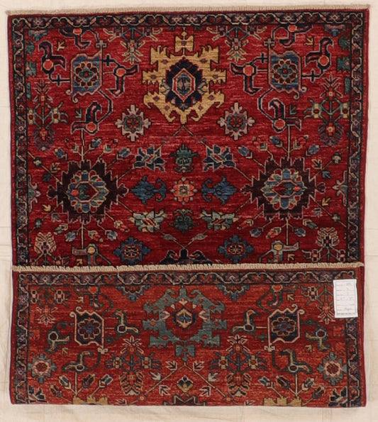 3 x 5 - Mahal Wool All Over Rectangle - Hand Knotted Rug — 66443