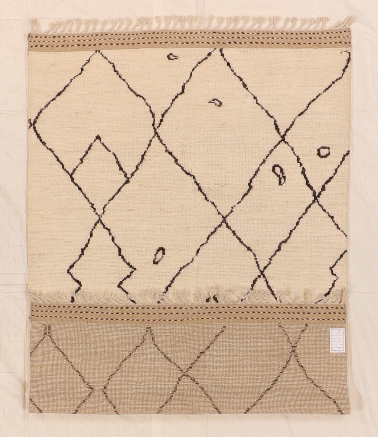 4 x 6 - Moroccan Fine All Over Rectangle - Hand Knotted Rug