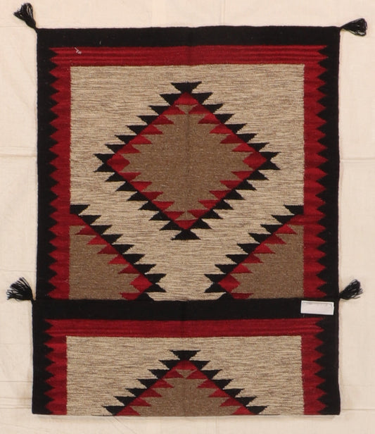 3 x 5 - Kilim Navajo Fine/Wool All Over Rectangle - Hand Knotted Rug — 66481