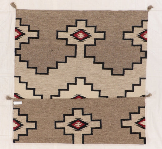 5 x 7 - Kilim Navajo Fine/Wool All Over Rectangle - Hand Knotted Rug — 66494