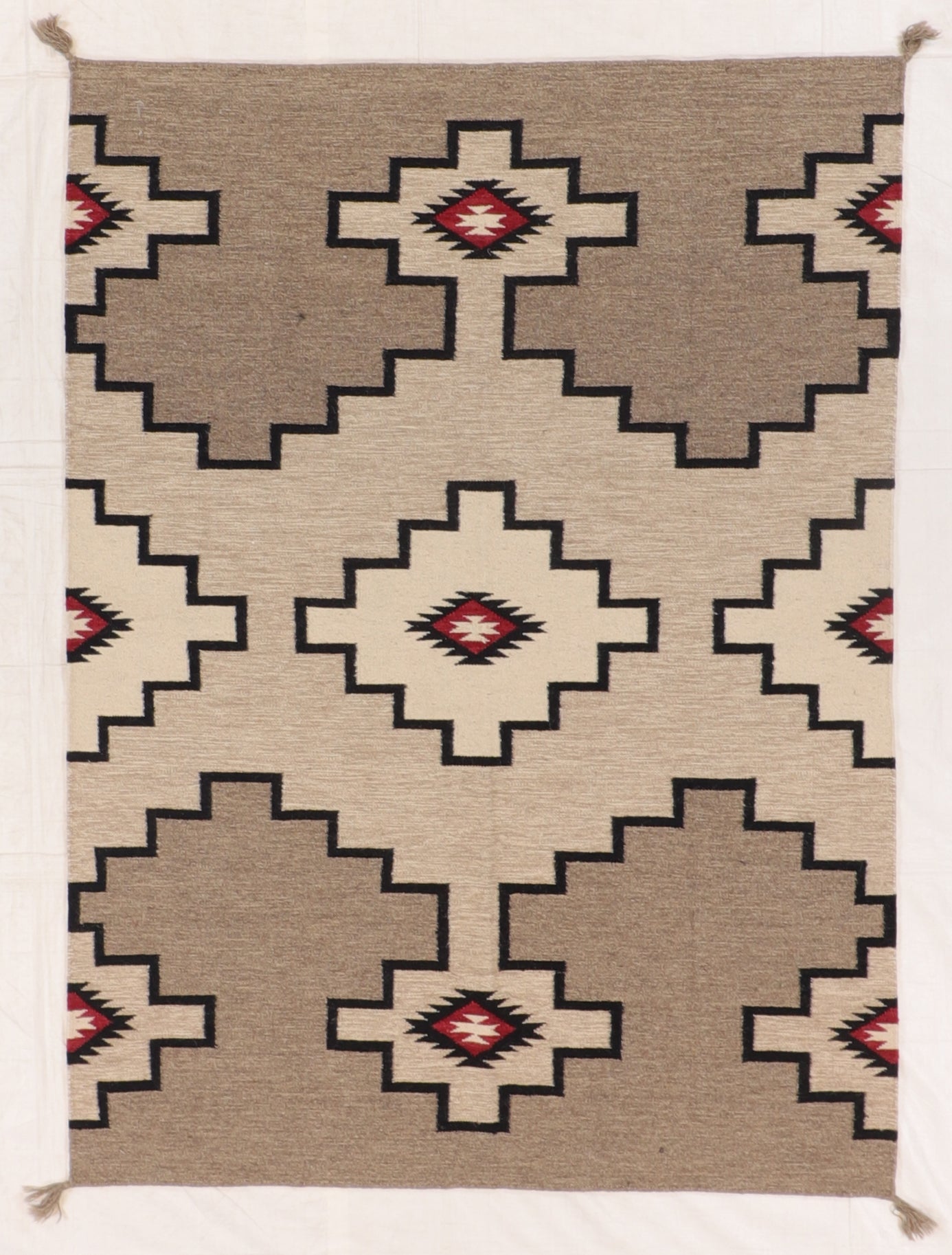 5 x 7 - Kilim Navajo Fine/Wool All Over Rectangle - Hand Knotted Rug