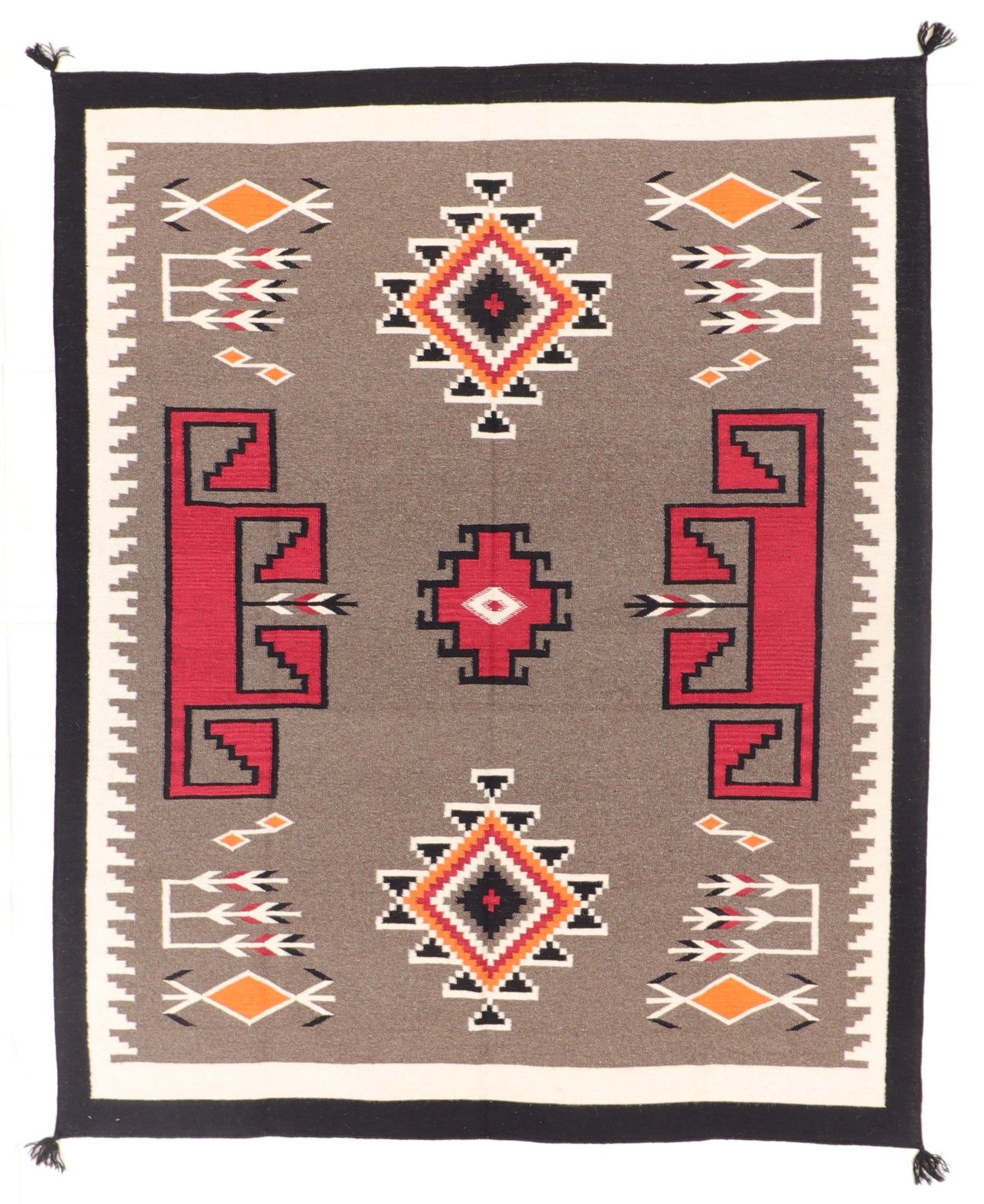 8 x 10 - Kilim Navajo Rectangle - Hand Knotted Rug