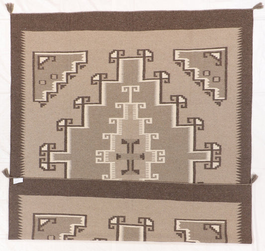 8 x 10 - Kilim Navajo Fine/Wool All Over Rectangle - Hand Knotted Rug — 66502