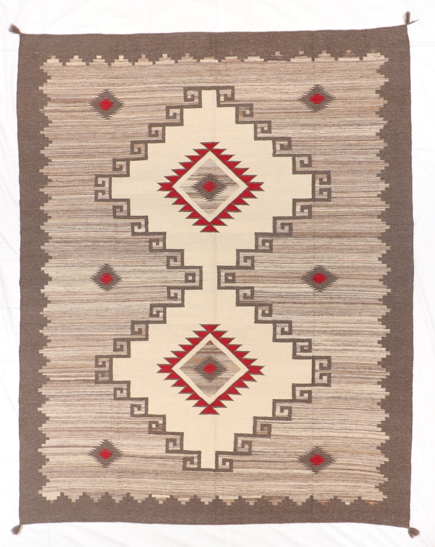 9 x 12 - Kilim Navajo Fine/Wool All Over Rectangle - Hand Knotted Rug
