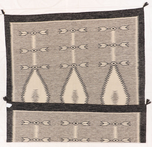 8 x 10 - Kilim Navajo Rectangle - Hand Knotted Rug — 66509